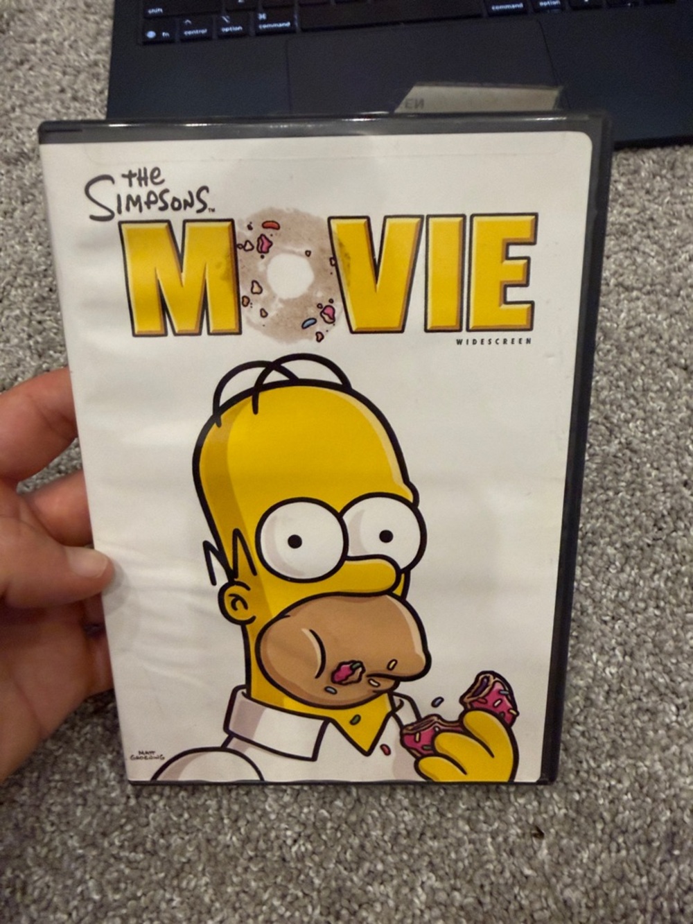 The Simpsons Movie DVD - Homer Cover - Yellow